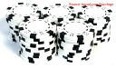 【期間限定ポイントUP】カジノチップ 数字無し 【ばら売り50枚単位】 ポーカーチップ マージャン 麻雀 (白黒)