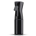 【期間限定ポイントUP】Uervoton スプレーボトル アルコール対応 霧吹き 園芸 植物用 清掃用 美髪師用 家用 ペット用 空ボトル 160ml ブラック