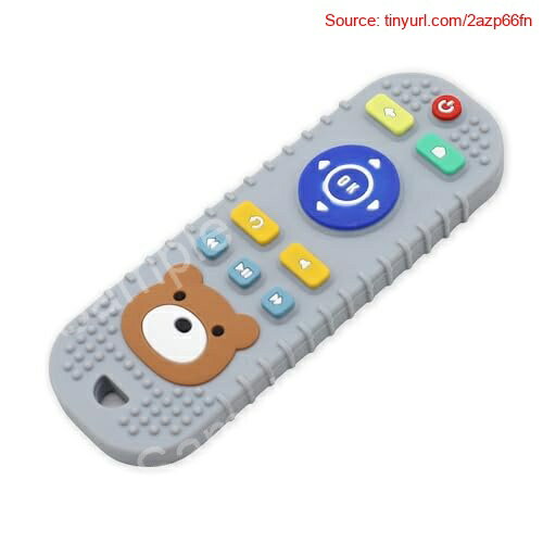 【期間限定ポイントUP】Shinse 歯がため リモコン 赤ちゃん 新生児 おもちゃ 食品級シリコン はじめ 噛むおもちゃ ソフト 感覚刺激 安心素材 握りやすい 出産祝い ベービーはがため 3ヶ月から対象 0歳 (グレー)