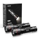 【期間限定ポイントUP】Lepro LED懐中電灯 フラッシュライト ハンディライト 強力 軍用 【LE2050/高輝度/18650と単四電池対応/ズーム式/5...