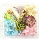 【期間限定ポイントUP】【NICHIFLRO】 ニチフロ ハンドメイド材料 花資材 小分け ハーバリウム アロマワックスサシェ レジン ネイル プリザーブドフラワー ドライフラワー クラフト 花材セット (パステルMIX)