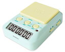 【期間限定ポイントUP】dretec(ドリテック) 勉強タイマー タイムアップ2 消音 T-587GN グリーン