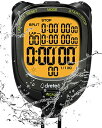 【期間限定ポイントUP】dretec(ドリテック) 防水(IPX7)&バックライト付ストップウォッチ 0.01秒単位で計測 ラップ/スプリット機能 勉強 スポー...