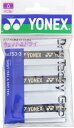 【期間限定ポイントUP】ヨネックス(YONEX) ドライタッキーグリップ(3本入) AC1533 011 ホワイト