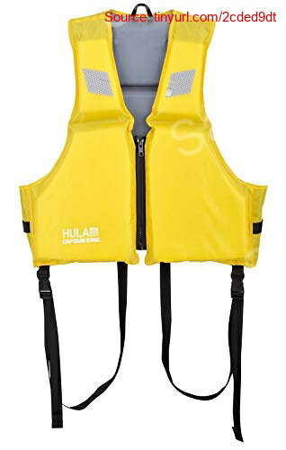 【期間限定ポイントUP】キャプテンスタッグ(CAPTAIN STAG) フローティングベスト 反射テープ付き 大人用 イエロー HULA US-3008