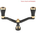 【期間限定ポイントUP】ゴメクサス FY98 リールハンドル カーボン製 ダイワ (Daiwa) スピニングリール対応 リール ダブルハンドル 月下美人 カルディア エメラルダス 交換 98mm ハンドルノブ付き イカ アジング エギング