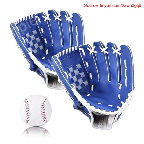 【期間限定ポイントUP】OTraki 軟式 キャッチボール 親子グローブセット 10.5+11.5インチ 子供 少年 大人 右投げ(左手着用) 野球グラブ 衝撃吸収パッド内蔵 野球ミット ボール付き Baseball gloves ベースボ