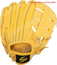 【期間限定ポイントUP】GP (ジーピー) 野球グローブ 軟式一般 右投げ用 オールラウンド 12.5インチ イエロー 43815