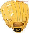 【期間限定ポイントUP】GP (ジーピー) 野球グローブ 軟式一般 左投げ用 オールラウンド 12.5インチ イエロー 43816