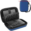 【期間限定ポイントUP】ProCase 携帯用ハードケース 耐衝撃ハードEVA材質 2個収納可能 対応機種:2.5インチのハードディスク Western Digital Elements/WD My Passport/Canvio Basi