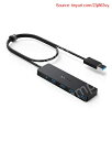 『代引き不可』Anker USB3.0 ウルトラスリム 4ポートハブ, USB ハブ 60cm ケーブル バスパワー 軽量 コンパクト MacBook / iM...