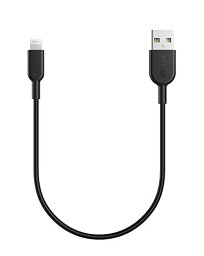 『代引き不可』Anker PowerLine II ライトニングUSBケーブル【Apple MFi認証取得 / 超高耐久】iPhone / iPad / iPod各種対応 (0.3m ブラック)