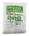 【期間限定ポイントUP】E-Value リサイクル白メリヤスウエス リサイクル生地 約1kg R-600FH