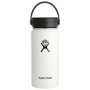 【期間限定ポイントUP】Hydro Flask(ハイドロフラスク) HYDRATION_ワイド_16oz 473ml 01ホワイト 5089022 01ホワイト