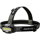 【期間限定ポイントUP】GENTOS(ジェントス) 点滅機能 LED ヘッドライト 【明るさ400ルーメン/実用点灯3時間/COB(発光面)LED/2色(白&赤...