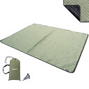 【期間限定ポイントUP】JIMENCE(ジーメンス) レジャーシート 厚手 収納袋付き 1~3人用 200×150cm キャンプマット (グリーン)