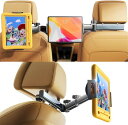 【期間限定ポイントUP】LISEN 車 タブレットホルダー 後部座席 伸縮アーム ヘッドレスト タブレットホルダー 滑り防止 ipad 車載ホルダー スタンド ...