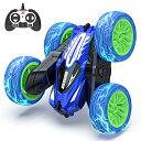 『代引き不可』【期間限定ポイントUP】BEZGAR ミニラジコンカー こども向け スタントカー RCカー リモコンカー 屋内360度回転両面走行四輪駆動オフロー...
