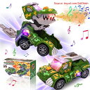 【代金不可!期間限定ポイントUP】車 おもちゃ LED変形恐竜の車 電動RCカー おもちゃの車を歌う リモコンカー ラジコンカー 無線操作 贈り物 誕生日プレゼ...