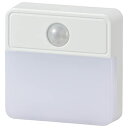 『代引き不可』★期間限定P5倍★オーム電機 LED明暗人感センサー式ナイトライト 室内用 NIT-ALA6JSQ-WN 06-0148 OHM