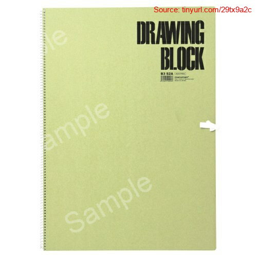 【期間限定ポイントUP】マルマン スケッチブック オリーブシリーズ B3 厚口画用紙 20枚 S2A