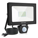 【代金不可!期間限定ポイントUP】MEIKEE 最新簡易型 人感センサーライト LEDセンサーライト 防犯ライト 30W 100V 2600ルーメン 6畳 明る...