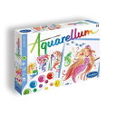 【期間限定ポイントUP】AQUARELLUM JUNIOR アクアレルム ジュニア 水彩 塗り絵 セット 絵の具セット 子ども 大人 フランス製ぬりえ 日本正規品 (マーメイド)