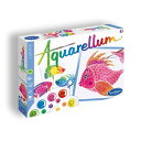 【期間限定ポイントUP】AQUARELLUM JUNIOR アクアレルム ジュニア 水彩 塗り絵 セット 絵の具セット 子ども 大人 フランス製ぬりえ 日本正規品 (さかな)