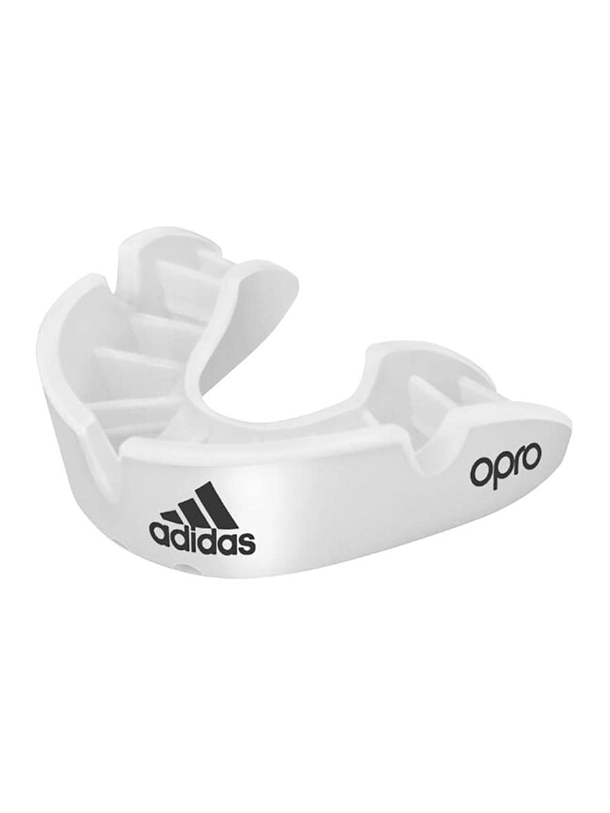 【期間限定ポイントUP】adidas マウスピース OPRO BRONZE GEN4 マウスガード ケース付き //格闘技 ラグビー アメフト 野球 コンタクトスポーツ (大人用(11歳以上), White)