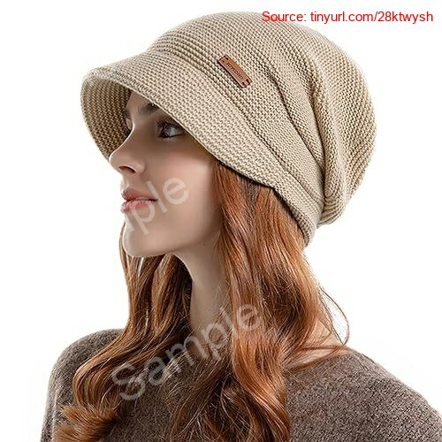 【期間限定ポイントUP】[SIVAN] ニット帽 レディース 秋 冬 【定番なつば付きニット帽・裏起毛・二重保温・肌に優しい】 防寒防風 保温 柔らかい 被り心地良い 締め付け感ゼロ 小顔効果 通気 ふんわり 帽子 ニット帽子 ニットキャッ