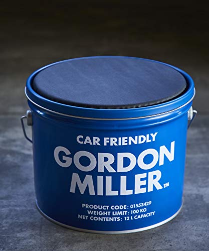 【期間限定ポイントUP】GORDON MILLER ペール缶スツール 12l チェア 椅子 スタッキング アウトドア キャンプ 収納 洗車 DIY 工具入れ BL ブルー 1553429