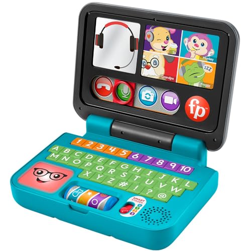 数字のおもちゃ 【期間限定ポイントUP】マテル(MATTEL) フィッシャープライス(fisher price) 指あそびとおしゃべり わんわんのバイリンガル・パソコン【知育・数字・英語・外国語】 【6～36ヵ月】【プレゼント】 HMV95