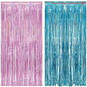 【期間限定ポイントUP】2個セット BRAVESHINE タッセルカーテン キラキラ 背景 誕生日 飾り付け 100cm*250cm 誕生日 飾り カーテン birthday decorations パーティー デコレーション party