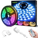 【期間限定ポイントUP】Lepro LEDテープライト 非防水 RGB 高輝度 調光調色 ledテープ 12v 切断可能 明るいライト 間接照明 室内装飾用 テ...