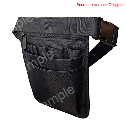 【期間限定ポイントUP】【Coosini】 ウエストポーチ 仕事用 あなたの仕事を徹底サポート エプロンバッグ ナースポーチ 小物入れ ポーチ 腰袋 ワンタッチ ベルト付き 小さめ 薄型 防水