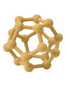 【期間限定ポイントUP】cyummut シリコンボール はじめて知育専門ベビーボール (マスタードイエロー, molecule-形作る)