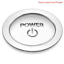 【期間限定ポイントUP】CHASO エンジン スタート スイッチ ボタン リング カバー セット トヨタ対応 車 POWER パワー ボタンカバー 両面テープ シール 銀 シルバー