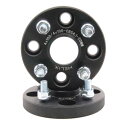 【期間限定ポイントUP】HELIX ハブ付 ワイドトレッドスペーサー 4H PCD100 内径54mm M12XP1.5 マットブラック【2枚セット】【適合車事...