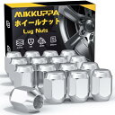 【期間限定ポイントUP】MIKKUPPA ホイールナット M12×P1.5 トヨタ・マツダ・三菱・ダイハツ用 テーパ一座 ナット シルバー 21HEX 長さ31...