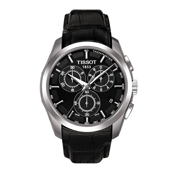 Tissot 腕時計 オンライン ティソ 公式 メンズ クチュリエ ブラック文字盤 レザー Couturier 腕時計 レザーベルト メンズ 時計 クォーツ クオーツ ウォッチ 防水腕時計 10気圧防水 登山 メンズウォッチ 革 ブランド スーツ ビジネス ボーナス クリスマスプレゼント