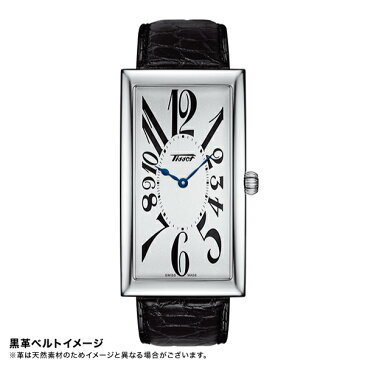 TISSOT 腕時計 ティソ 公式 メンズ&レディース T1175091603200 ヘリテージ バナナ センテナリー シルバー文字盤 ブラウンレザー