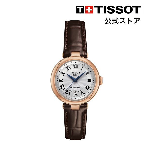 ティソ 【ワンダフルデーP10倍】ティソ 公式 レディース 腕時計 TISSOT ベリッシマ オートマティック ホワイト文字盤 レザー T1262073601300