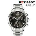 ティソ 腕時計（メンズ） ティソ 公式 メンズ 腕時計 TISSOT クロノ XL クラシック クォーツ ブラック文字盤 ブレスレット T1166171105701