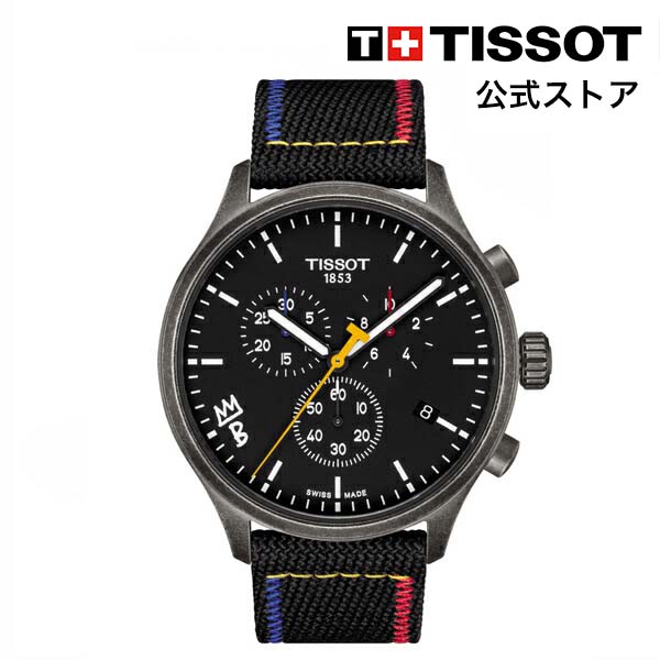 ティソ 【マラソンP10倍】ティソ 公式 メンズ 腕時計 TISSOT クロノ XL ブルックリンネッツ ブラック文字盤 ファブリック T1166173705102