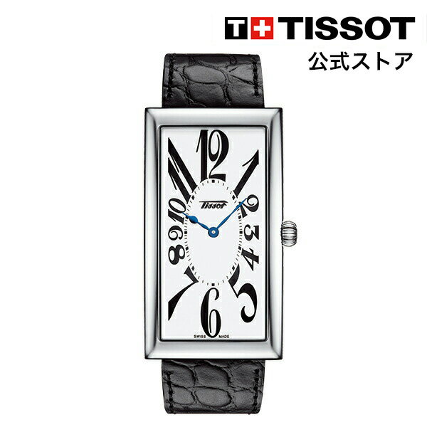 ポイント10倍★ ティソ 公式 ユニセックス 腕時計 TISSOT ヘリテージ バナナ クォーツ ホワイト文字盤 レザー T1175091601200 【対象商品】