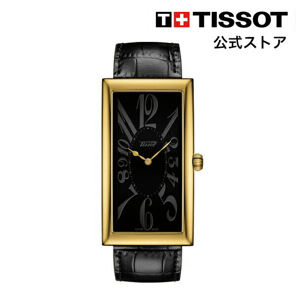 日本限定販売・500本 ティソ 公式 メンズ&レディース 腕時計 TISSOT ヘリテージ バナナ 辻 直子コラボモデル クオーツ ブラック文字盤 レザー 【HERITAGE BANANA バナナウォッチ 革ベルト スイス製 送料無料 クォーツ 電池】