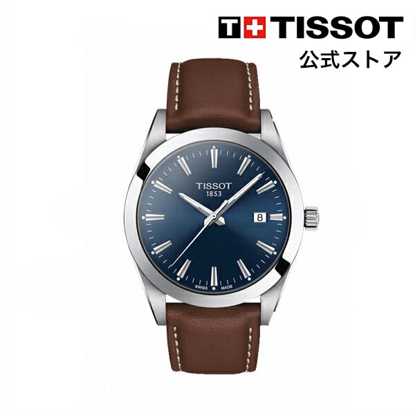 TISSOT GENTLEMAN Quartz レファレンス T1274101604100 JANコード 7611608292754 性別 メンズ 重さ 70g もっと見る 形状 ラウンド 防水 10気圧防水（100 m/330 ft） ケ...