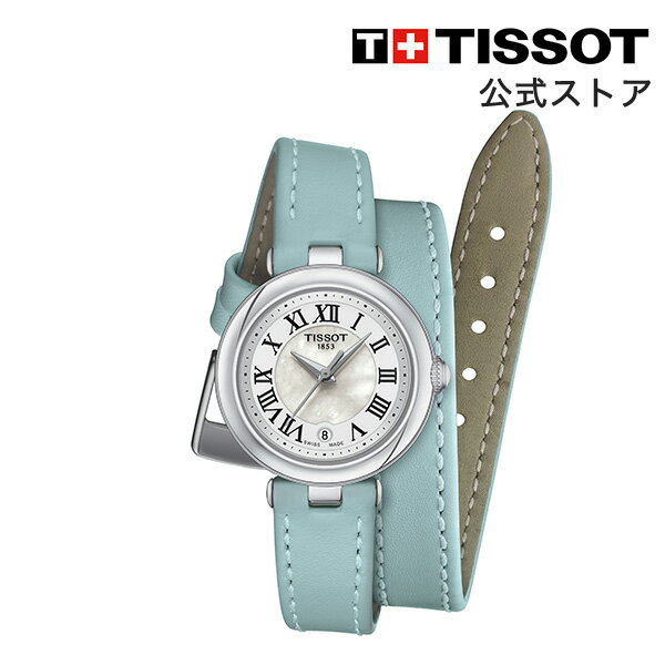 ティソ 【マラソンP10倍】ティソ 公式 レディース 腕時計 TISSOT ベリッシマ クォーツ スモールレディ ホワイト マザー・オブ・パール文字盤 XSダブル ツアー ストラップ T1260101611300