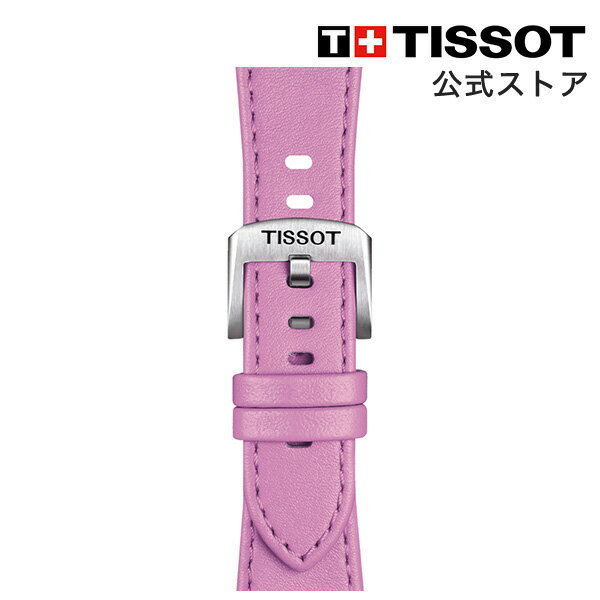 ティソ 公式 腕時計ベルトTISSOT PRX ピンク レザーストラップ 35MM T852049546