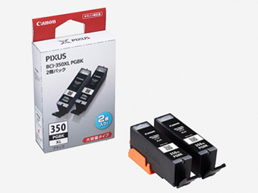 Rakuten - CANON インク　BCI-350KLPGBK2P　ブラック
